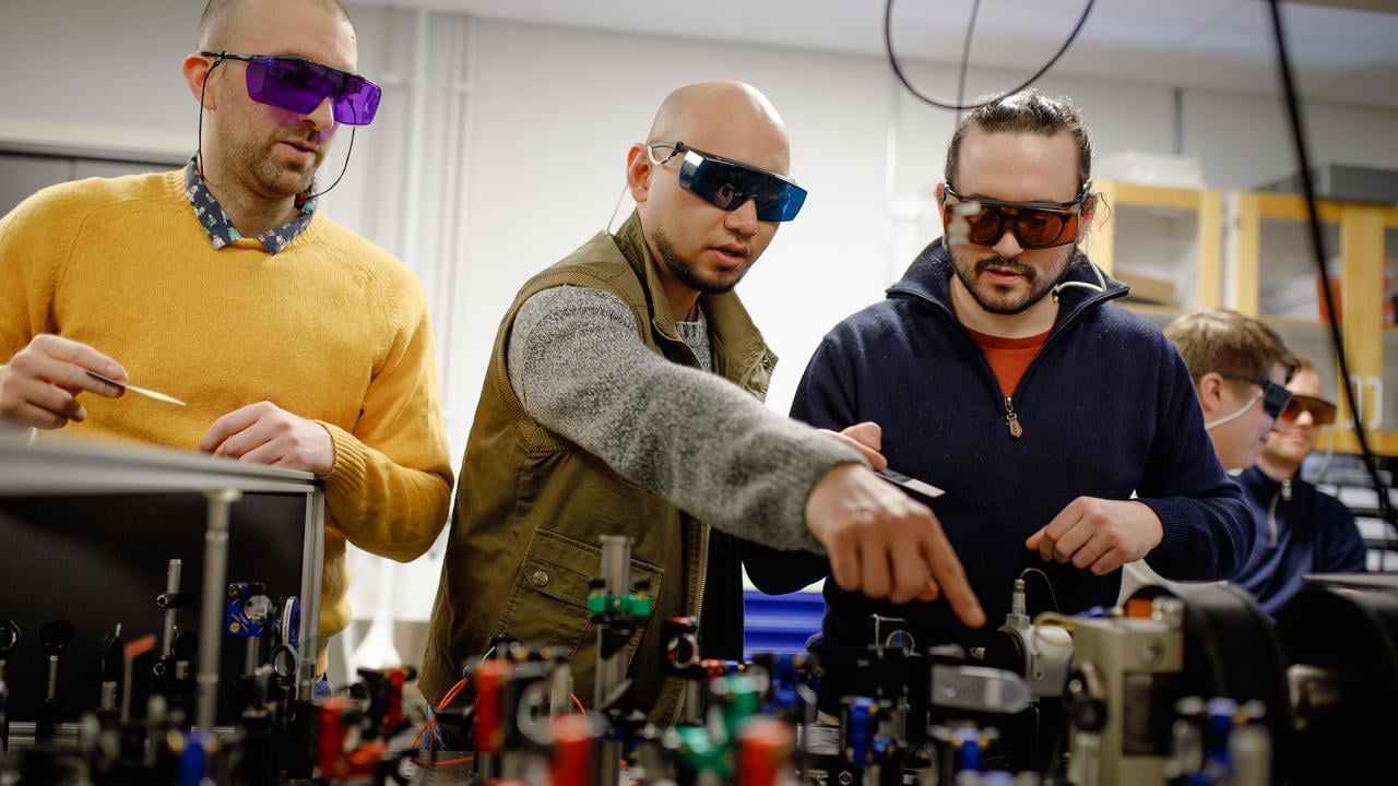 From left to right: Aitor De Andrés, Tlek Tapani, Nicolò Maccaferri