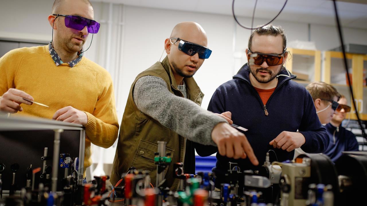 From left to right: Aitor De Andrés, Tlek Tapani, Nicolò Maccaferri