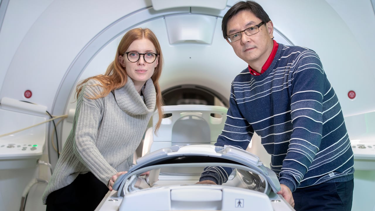 Bild p&aring; Klara Leffler, Anknuten som doktorand och handledare Yun Yu i matematik, Ume&aring; universitet