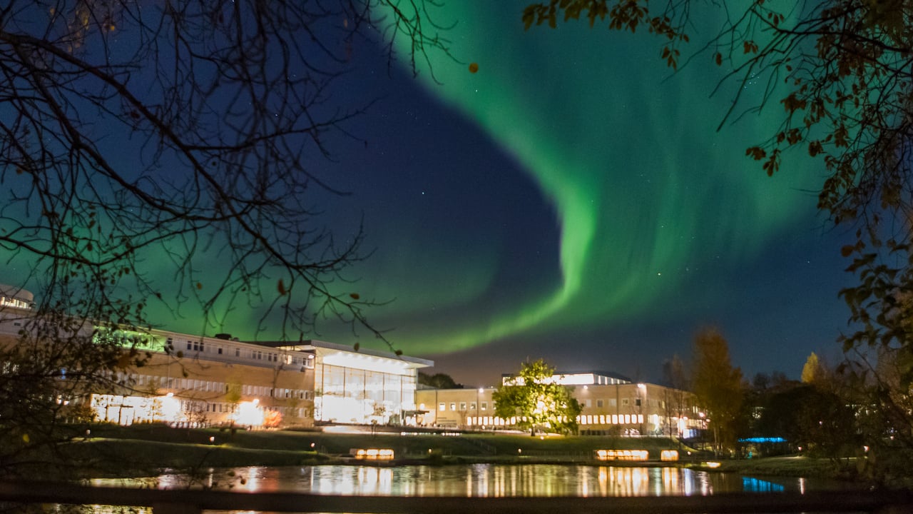 Bild p&aring; Norrsken &ouml;ver campus