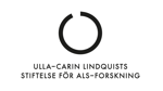 Länk till webbplats för finansiären Ulla-Carin Lindquists stiftelse för ALS-forskning