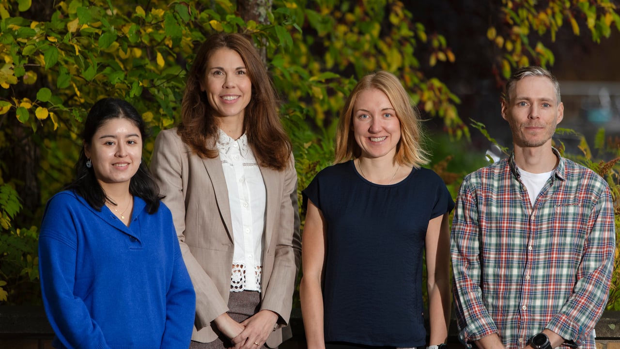 Alicia Garcia, Elin Chorell, Tova Eur&eacute;n och Mikael Flockhart