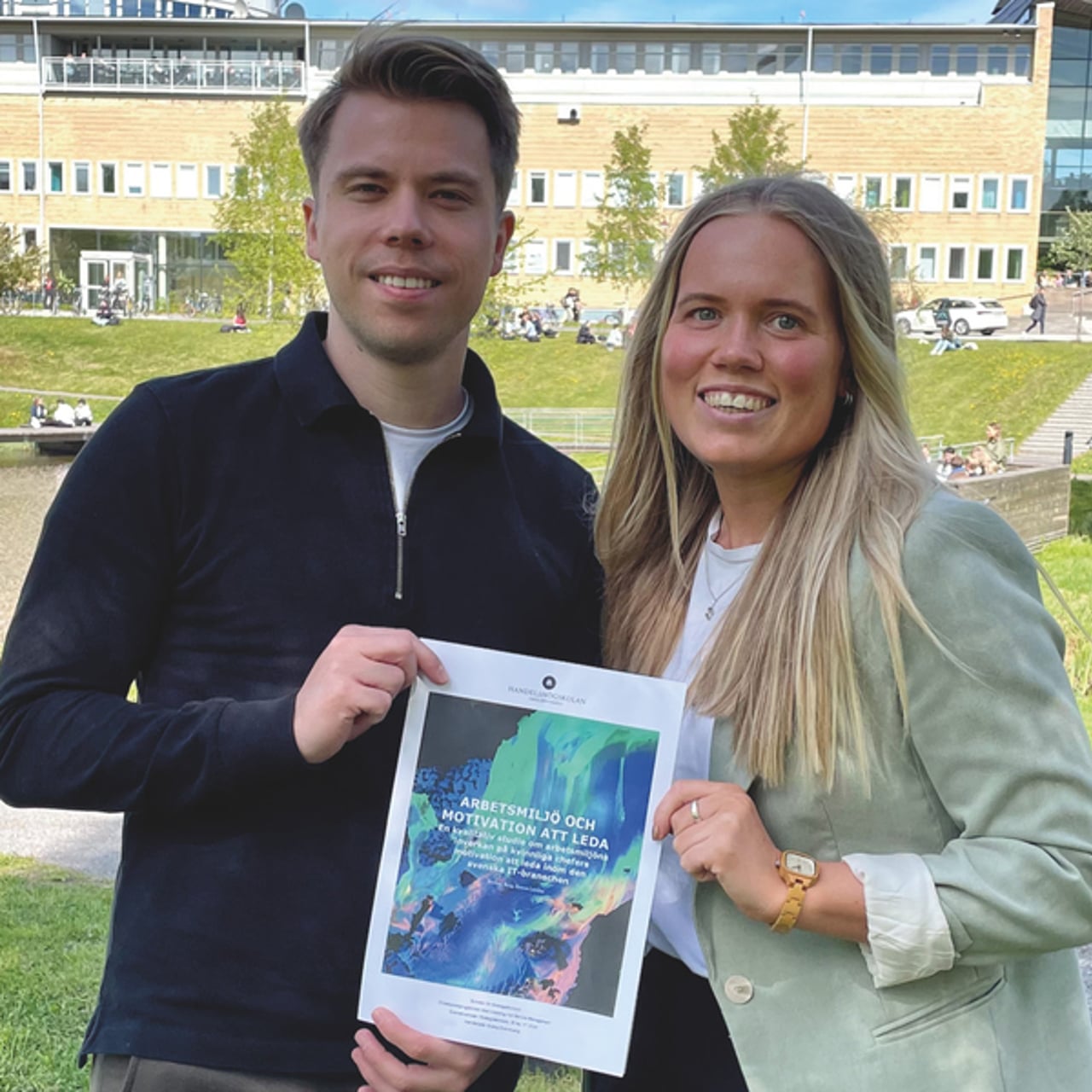 Evelina Berg and Simon Laukka