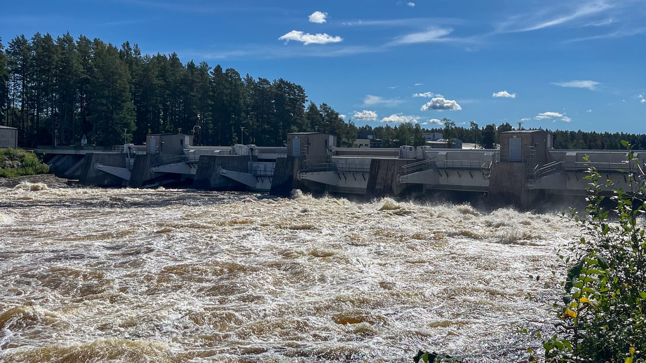 The damm in &Auml;lvkarlebyn