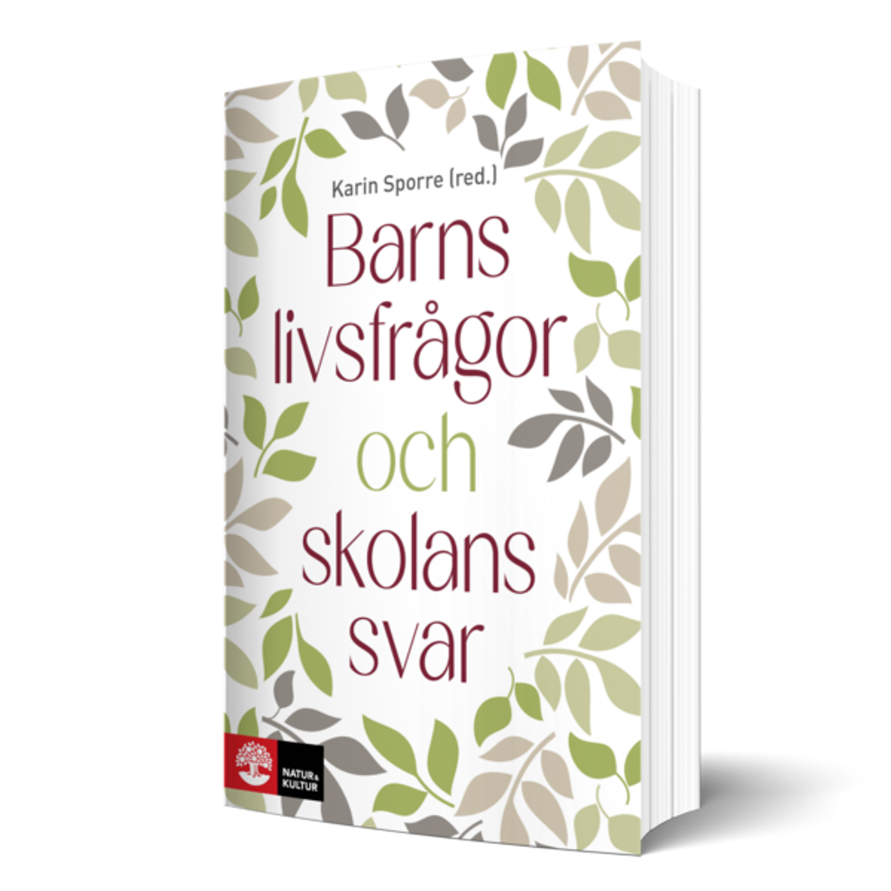 Framsida av boken Barns livsfr&aring;gor och skolans svar
