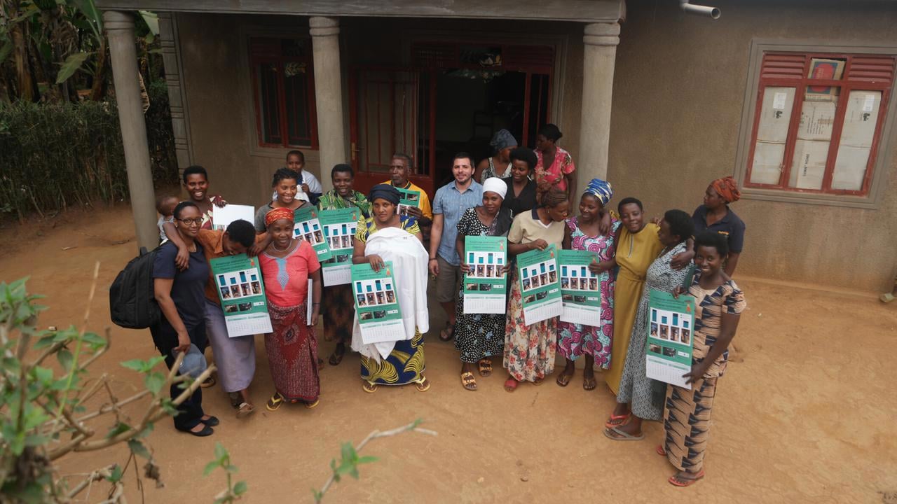 Fältarbete i Rwanda