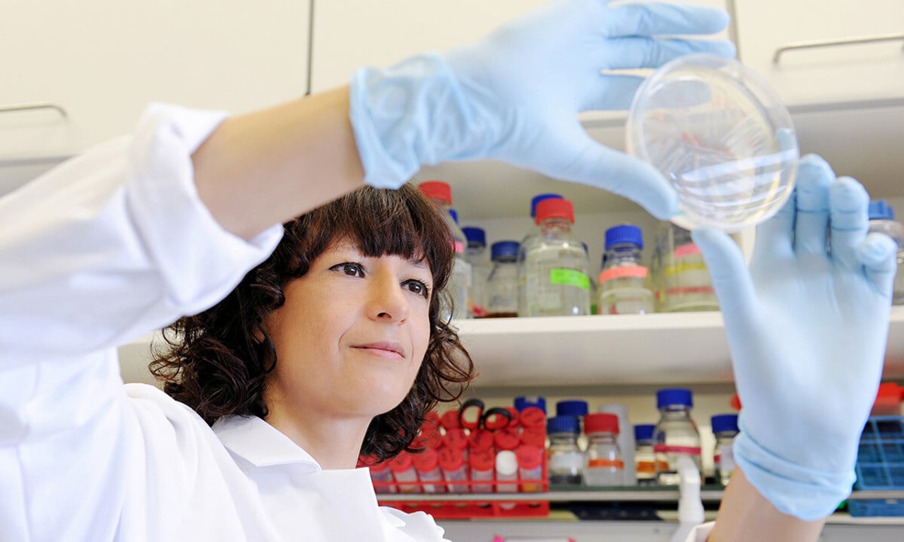 Emmanuelle Charpentier, hedersdoktor vid Ume&aring; universitet.