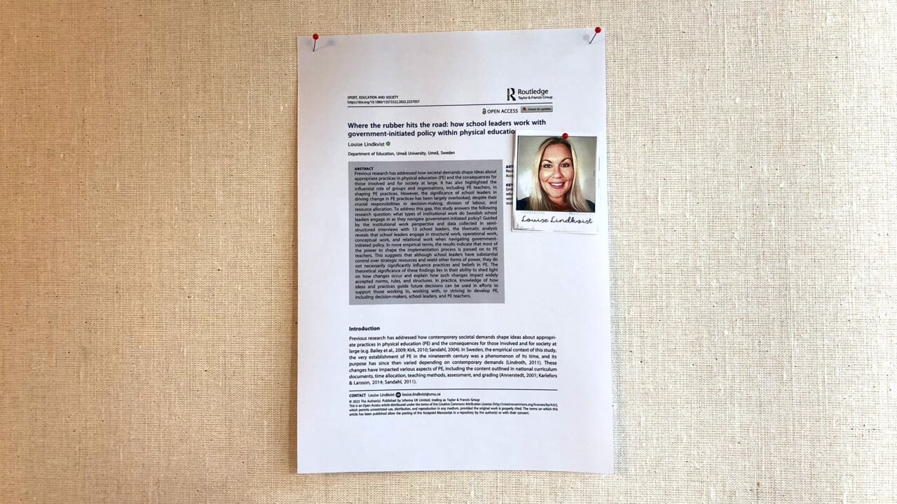 Publikation 2023: Louise Lindkvist
