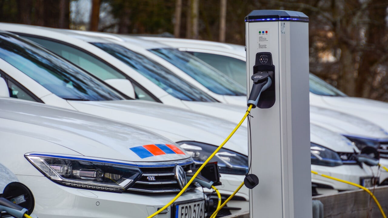 Laddstation f&ouml;r elbilar.