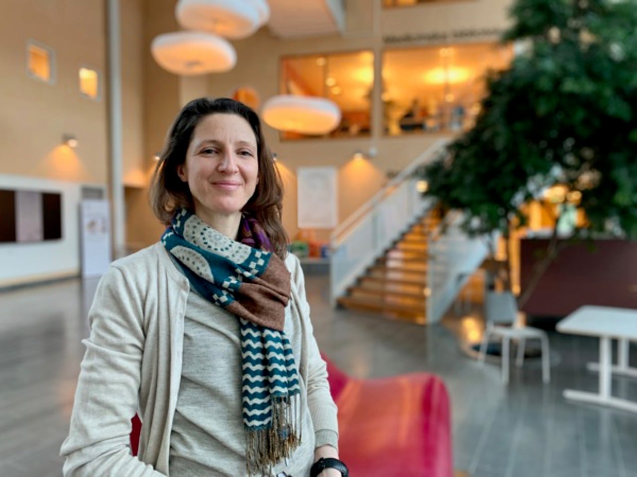 Porträtt på Carolina Hawranek, doktorand och foskningskoordinator för DIRECT-studien, Institutionen för Strålningsvetenskaper