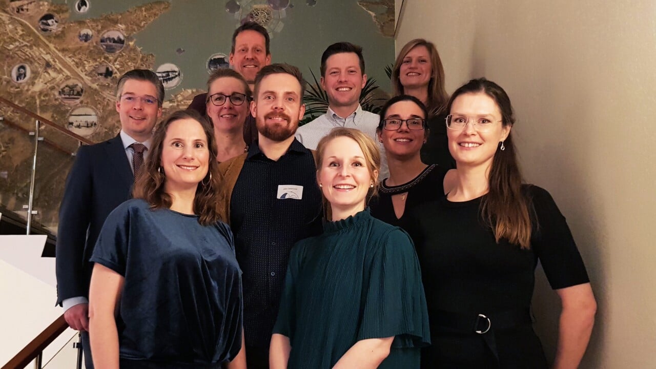 Gruppbild av doktorander vid Forskarskolan i Allm&auml;nmedicin, grupp 10