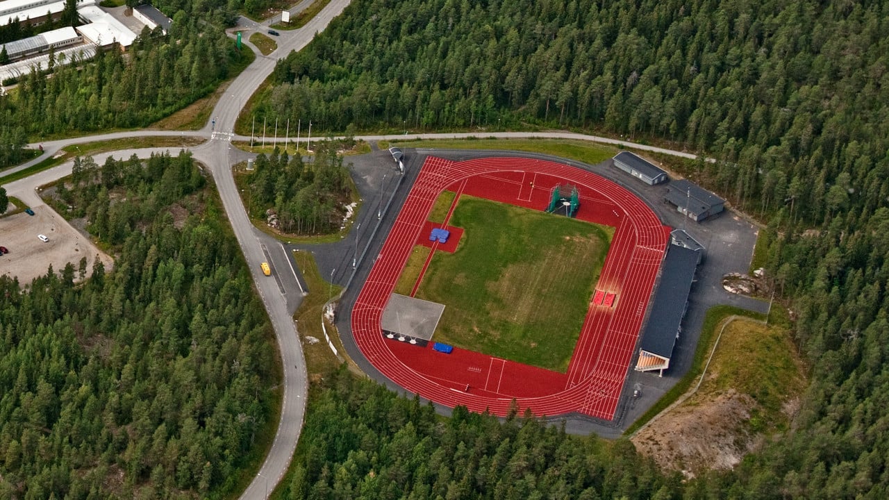 Flygbild &ouml;ver Campus Ume&aring; och NUS mm