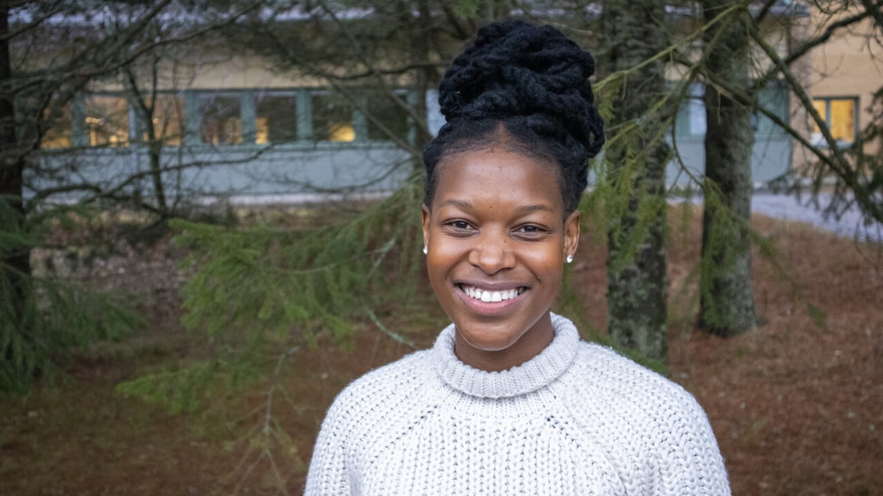 Bild p&aring; studenten Vicky Phiri i kursen Omst&auml;llning till ett h&aring;llbart samh&auml;lle