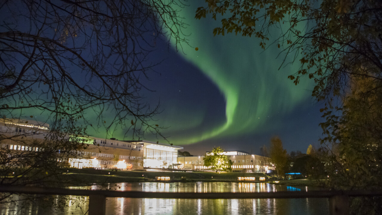 Bild p&aring; Norrsken &ouml;ver campus