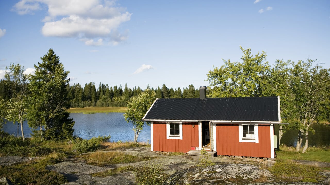 Bild p&aring; R&ouml;d stuga