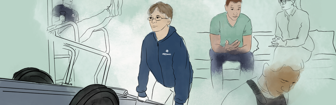Illustrerar forskningsprofil Stress och hälsa i polisiärt arbete
