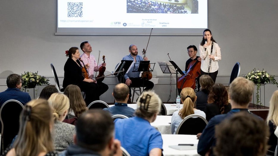 Orkester från Norrlandsoperan som pausunderhållning