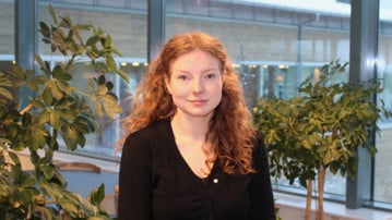 Emma Andersdotter Svensson, doktorand på Institutionen för matematik och matematisk statistik