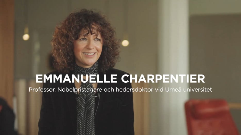 Film: Se den exklusiva intervjun med  Emmanuelle Charpentier