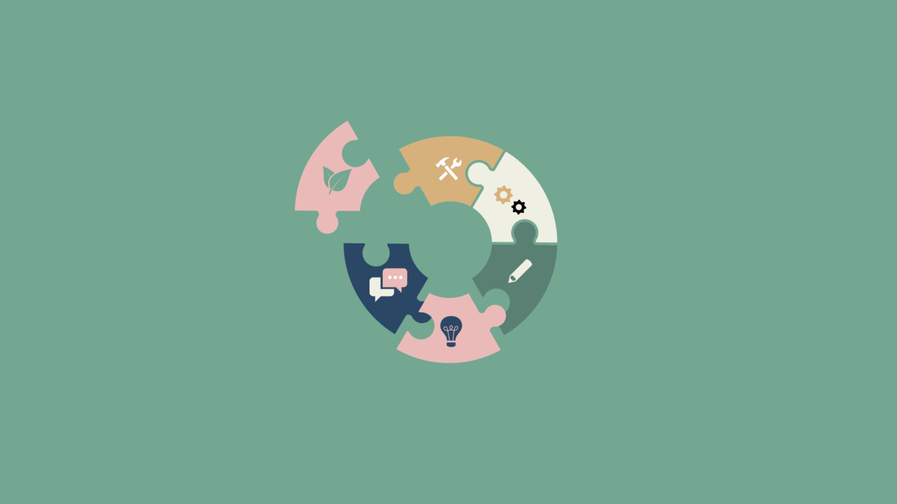 Illustration till UTRIs aktiviteter anpassad för banner