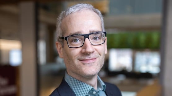 Eyal Frank, PhD portrait for EPIC at the Harris School of Public Policy, The Keller Center, on Wednesday, February 15, 2023 on the University of Chicago campus. (Photo by Nancy Wong)