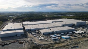 Northvolts fabrik i Skellefteå.