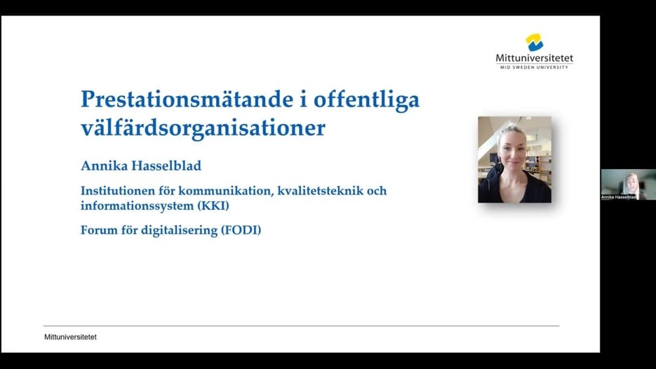 Film: UCER seminarium med Annika Hasselblad