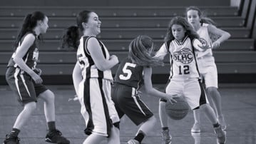 Girl basketball OLHA team squares off with Team St.Patrick.