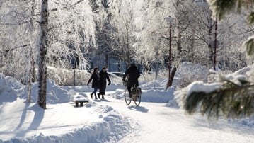 Campus Umeå den 7 mars 2017.