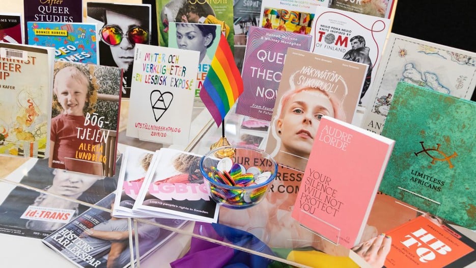 Böcker om HBTQ på Universitetsbiblioteket