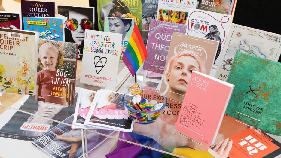 Böcker om HBTQ på Universitetsbiblioteket