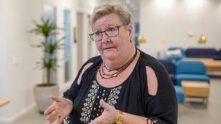 Monica Burman, anknuten som professor till Enheten för polisutbildning vid Umeå universitet. Hon installerades som professor vid Årshögtiden 2018.