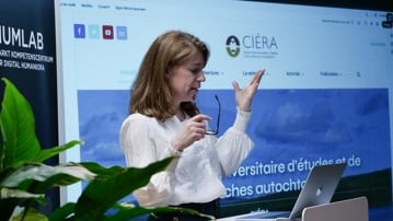 Guest researcher Caroline Hervé from Université Laval (Québec, Canada).