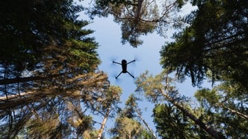 Drönare används bl a för uppgifter som inventering, planering, uppföljning och hantering av skador efter stormar.