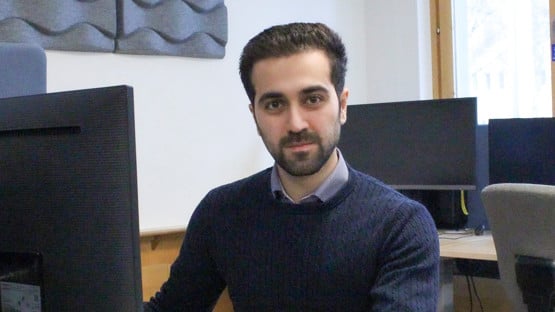 Mert Karkan, student på masterprogrammet i datavetenskap, Umeå universitet