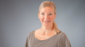 Porträtt: Maria Gustafsson. Professor med förenad klinisk anställning vid Institutionen för medicinsk och translationell biologi