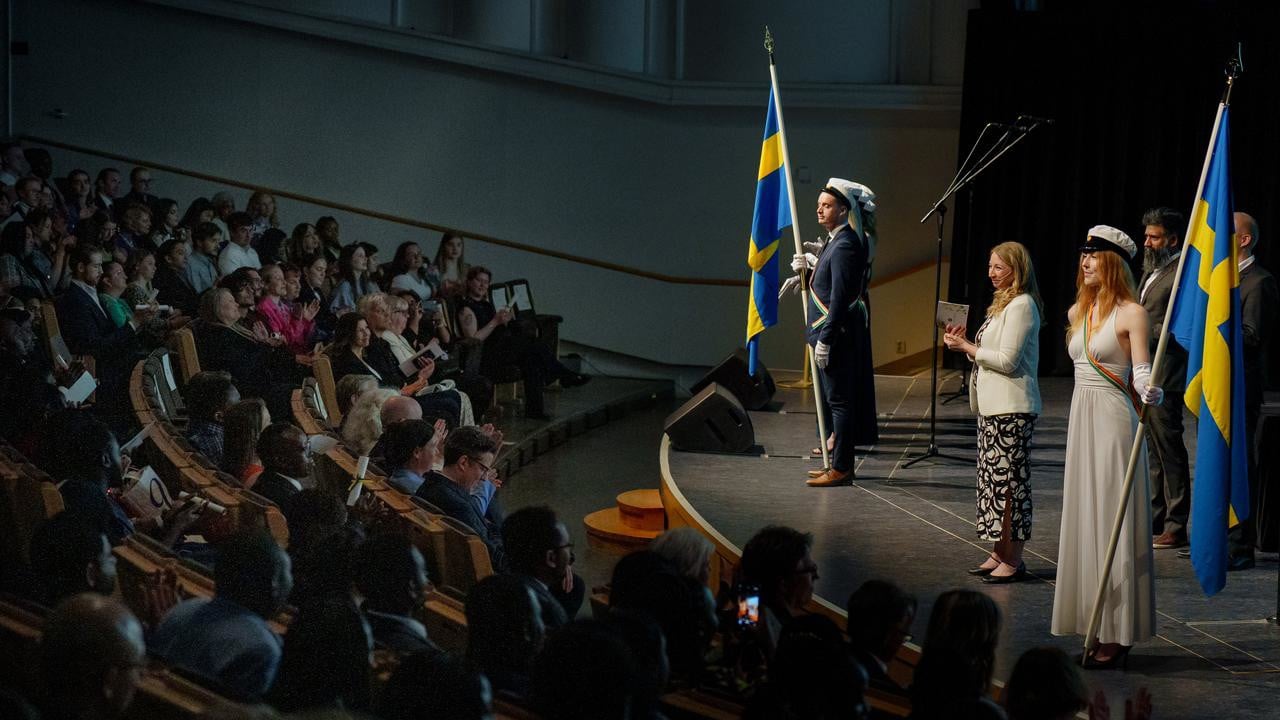 Final moments of the Graduation Ceremony 2024 for international master's programmes
