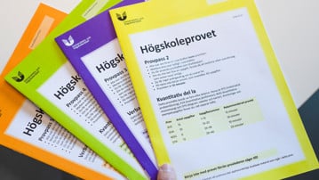 Högskoleprov. En dag på jobbet vid institutionen för tillämpad utbildningsvetenskap - TUV. Bilden togs för arbetsplatsreportage i Aktum nr 2, 2019.