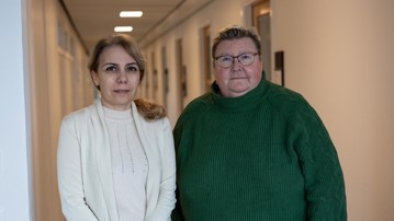 Arian Rostami och Monica Burman, Enheten för polisiärt arbete, får projektbidrag från VR