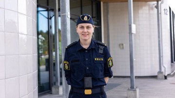 Lisa Dahlkvist är alumn vid Polisprogrammet i Umeå