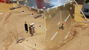 En magnetfältsmätare som skulle skickas till månens baksida