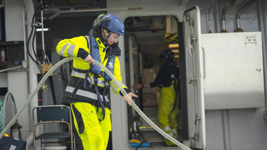 Siv Huseby working on KBV181