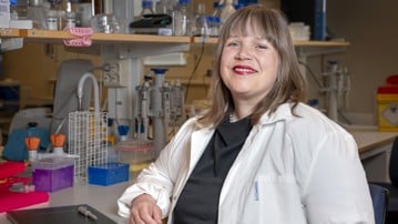 Ellen Bushell, forskare på institutionen för molkylärbiologi