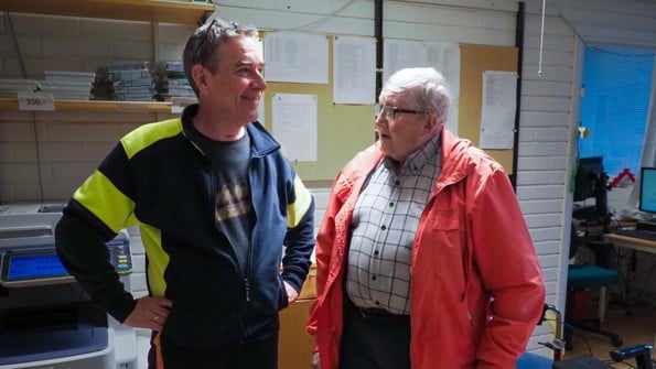 Boris Jonsson och Hans Sjöström i Kemiförrådet