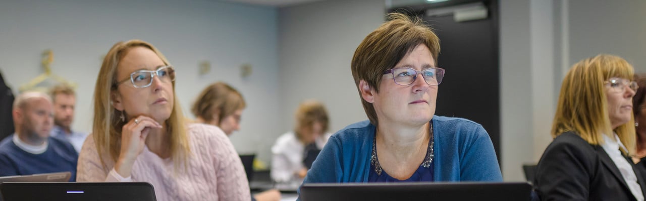 Deltagare under rektorsutbildning i Piteå. Fotat till Aktum nr 2, 2018.