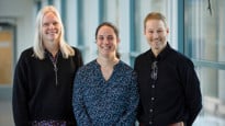 ledningsgruppen UCMR: Ingrid Söderbergh, Marta Bally och Fredrik Almqvist