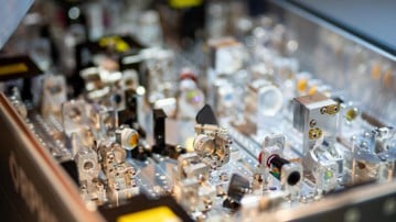 Lasersystem på Relativistiska attosekundfysiklaboratoriet (ReaL), Institutionen för fysik.