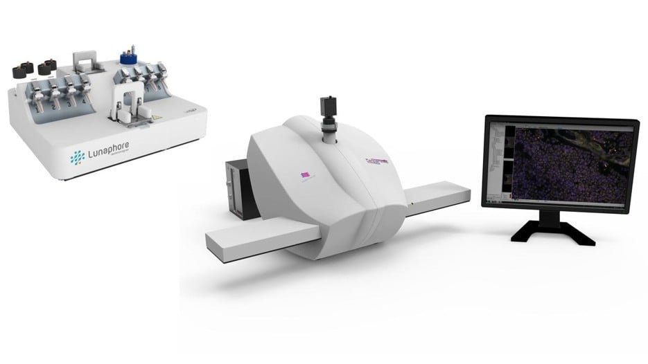 LabSat® är en kompakt och öppet automatiserat vävnadsfärgningsinstrument för IHC/IF och Pannoramic Midi II är en digital skanner som används i forskning.