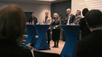 Bild på publik från konferensen Perspectives i Rotundan.