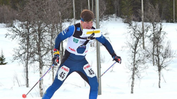 Jonatan Ståhl, elitidrottsstudent vid Orienteringens kompetenscentrum, tävlandes i världscupen/U23-VM i Beitostölen, Norge.